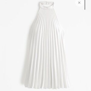 A&F Giselle Pleated Trapeze Mini Dress